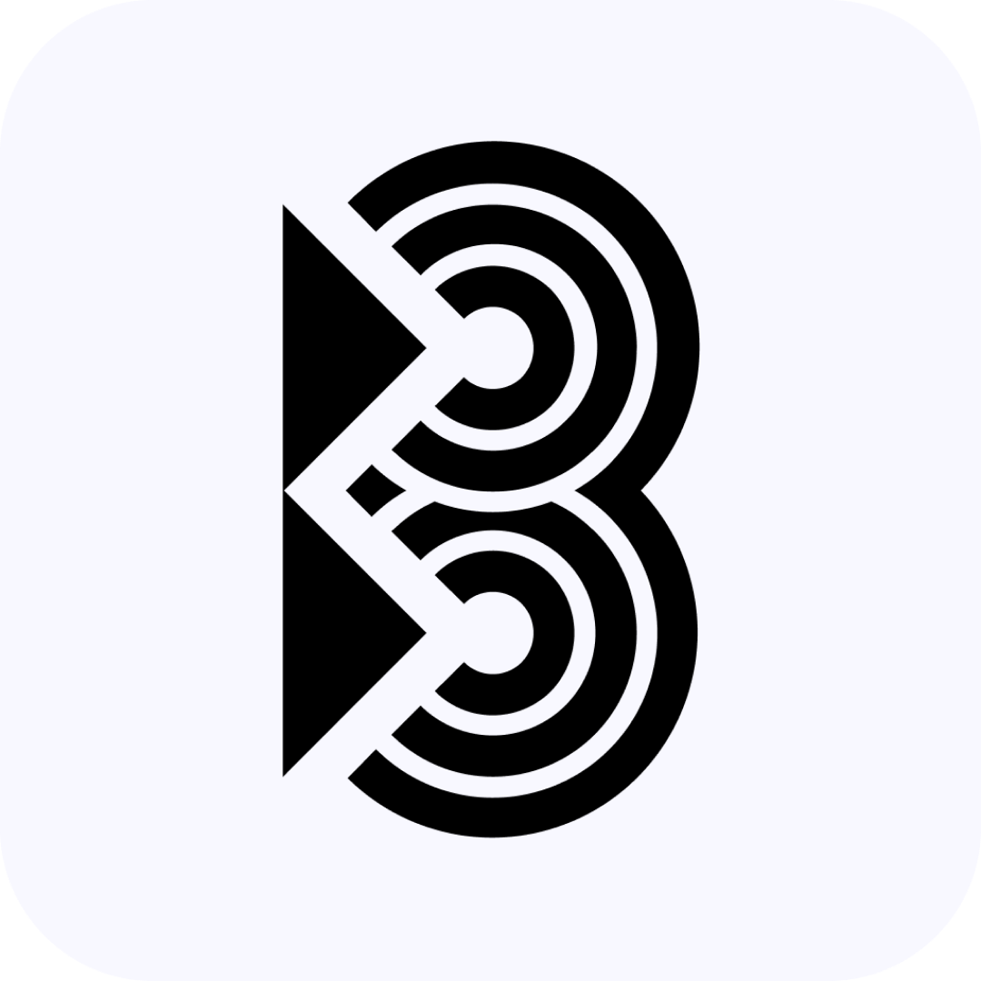 Black and white logo design