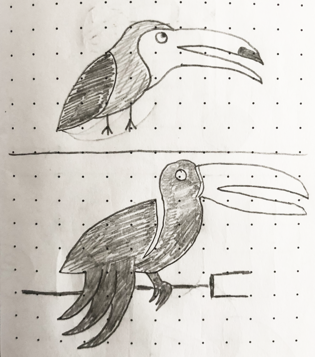 Initial sketches of the icon for TuneCan.